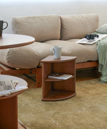 journal standard Furniture (W[iX^_[ht@j`[)PORTO QUARTER TABLE brown@TChe[u(Ƌ)