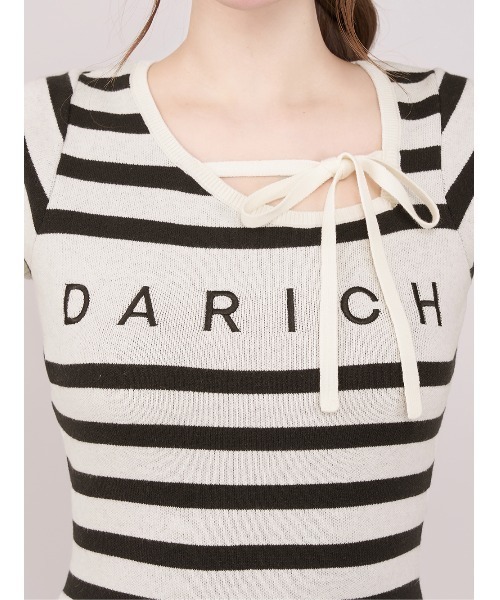 ダーリッチ　ダーリッチ　マルチボーダーニットミニワンピース　free マルチボーダーニットミニワンピース – Darich (ダーリッチ)