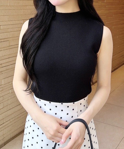 INGNI（イング）の「ラメノースリニット（ニット/セーター・レディース・オフホワイト/ブラック/サックスブルー/ピンク・M）」の11枚目の写真