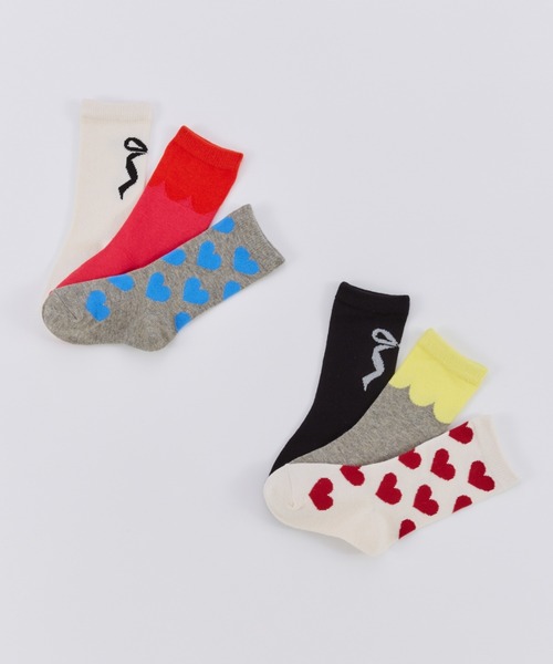 Ocean&Ground(オーシャン&グラウンド)の「GIRLYソックス3PSET(ソックス/靴下・キッズ・グレー/オフホワイト・LARGE/MEDIUM/SMALL)」の8枚目の写真
