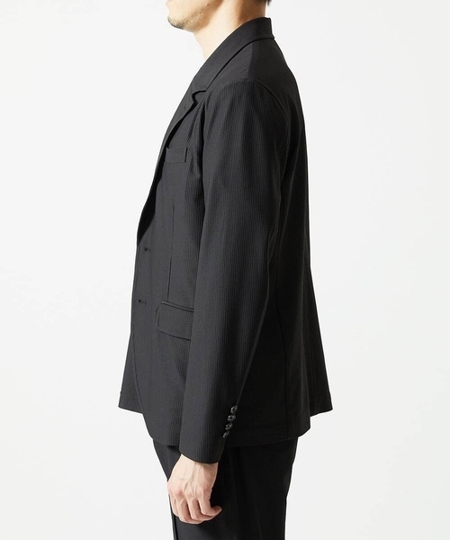 MICHEL KLEIN HOMME (ミッシェルクランオム)の「【セットアップ】SUPERGAコラボジャケット(テーラードジャケット・メンズ・ブラック/ダークグレー・MEDIUM/LARGE/X-LARGE)」の8枚目の写真