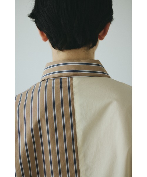 セール】Bicolor shirt バイカラーシャツ（シャツ/ブラウス）｜HeRIN
