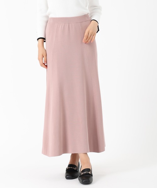 MISCH MASCH（ミッシュマッシュ）の「WEB限定 配色ニットセットアップ（ワンピース・レディース・ピンク/ブラック・ﾌﾘ-）」の14枚目の写真