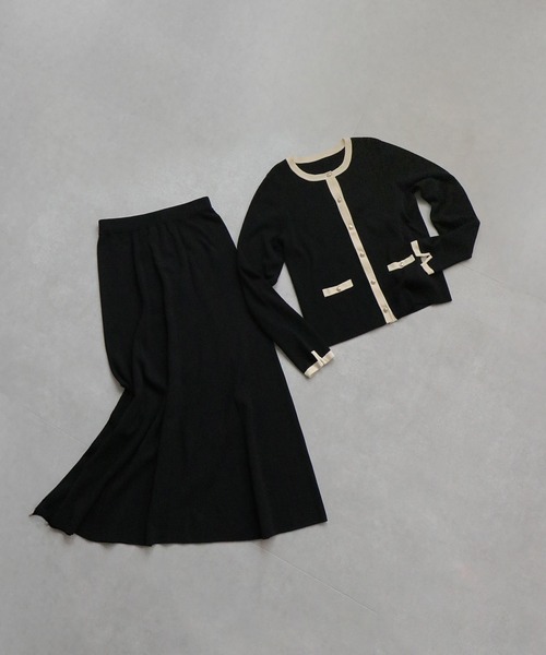 MASH 4点セット セール】WEB限定 配色ニットセットアップ（ワンピース）｜MISCH MASCH