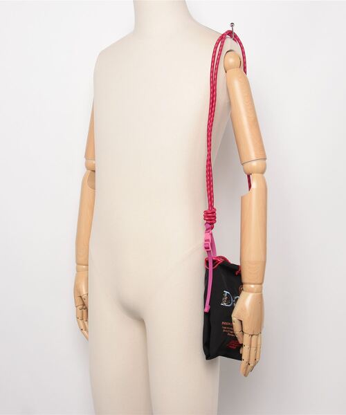 DOUBLE STANDARD CLOTHING（ダブルスタンダードクロージング）の「Ball&Chain / フラワーベア ミニショッピングバッグ（エコバッグ/サブバッグ・レディース・ブラック・FREE）」の4枚目の写真