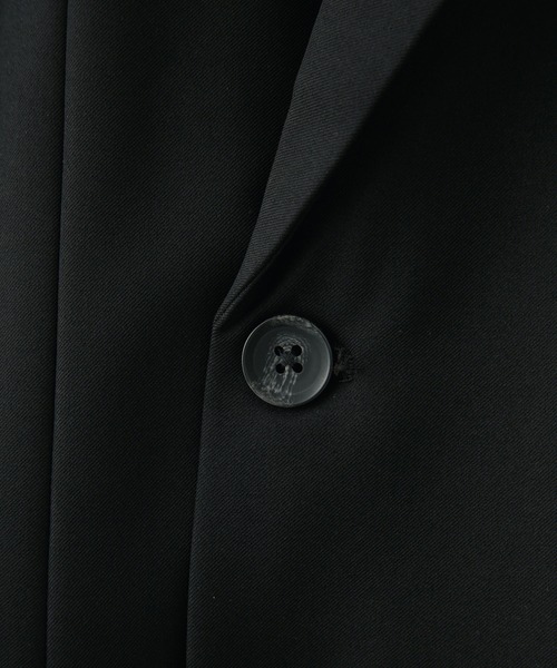cussil（クシル）の「【cussil/クシル】ルーズシルエットヘビードレープダブルブレストテーラードジャケット【セットアップ対応】（テーラードジャケット・メンズ・ライトグレー/ブラック・L/M/S/XS）」の12枚目の写真