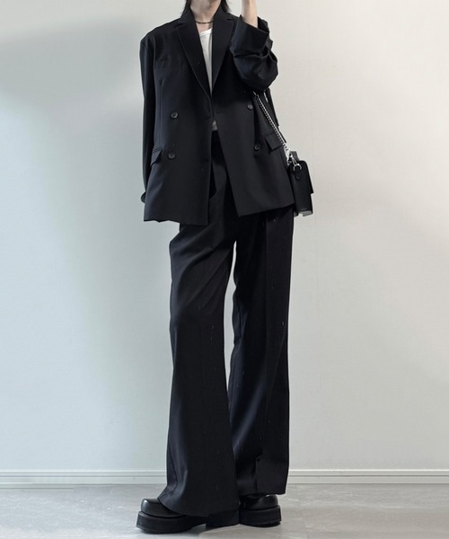 セール】【cussil/クシル】ルーズシルエットヘビードレープダブル