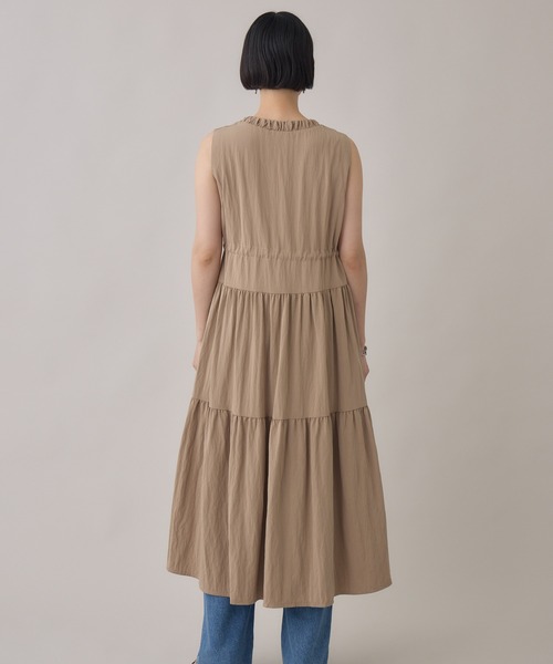 Paradise Picnic(パラダイスピクニック)の「ティアードジレワンピ(ワンピース・レディース・ブラック/ベージュ・FREE)」の15枚目の写真