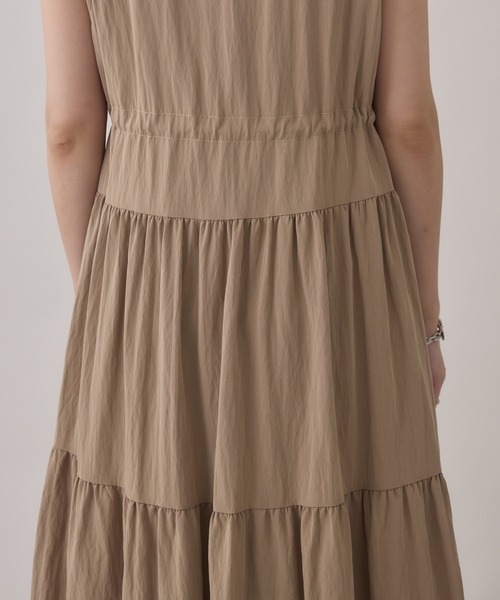 Paradise Picnic(パラダイスピクニック)の「ティアードジレワンピ(ワンピース・レディース・ブラック/ベージュ・FREE)」の17枚目の写真