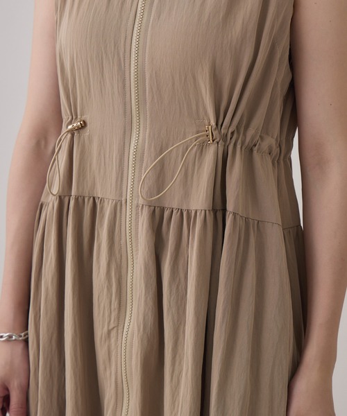 Paradise Picnic(パラダイスピクニック)の「ティアードジレワンピ(ワンピース・レディース・ブラック/ベージュ・FREE)」の20枚目の写真