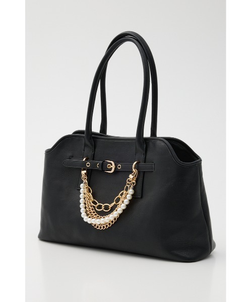 rienda(リエンダ)の「フェイクレザーショルダーバッグ(ショルダーバッグ・レディース・ブラック/ブラウン・FREE)」の7枚目の写真