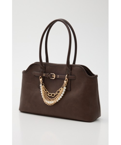 rienda(リエンダ)の「フェイクレザーショルダーバッグ(ショルダーバッグ・レディース・ブラック/ブラウン・FREE)」の13枚目の写真