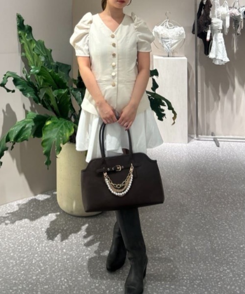 rienda(リエンダ)の「フェイクレザーショルダーバッグ(ショルダーバッグ・レディース・ブラック/ブラウン・FREE)」の19枚目の写真