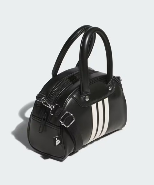 adidas（アディダス）の「adidas/アディダス ミニボストンバック ミニ ボウリングバッグ UB874（ボストンバッグ・レディース・ブラック×ホワイト/ホワイト×ブラック・FREE）」の11枚目の写真