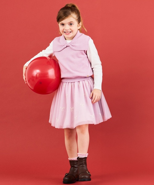 セール】ボウ刺しゅうチュールスカート（スカート）｜kate spade new