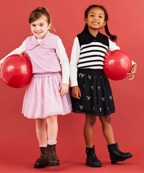 セール】ボウ刺しゅうチュールスカート（スカート）｜kate spade new