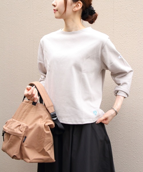 ORCIVAL/オーシバル コットンロード クルーネックロングスリーブ