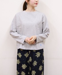ORCIVAL | ORCIVAL/オーシバル　コットンロード クルーネックロングスリーブプルオーバー　CREW NECK LONG SLEEVE PULLOVER　B259(Tシャツ/カットソー)