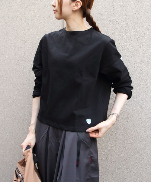 ORCIVAL/オーシバル コットンロード クルーネックロングスリーブ
