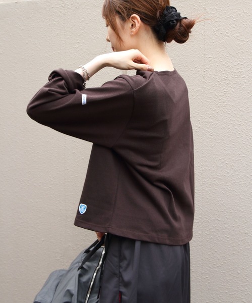 ORCIVAL（オーシバル）の「ORCIVAL/オーシバル　コットンロード クルーネックロングスリーブプルオーバー　CREW NECK LONG SLEEVE PULLOVER　B259（Tシャツ/カットソー・レディース・ブラック/レッド/ブラウン/ネイビー/ベージュ/ブルー・1）」の19枚目の写真