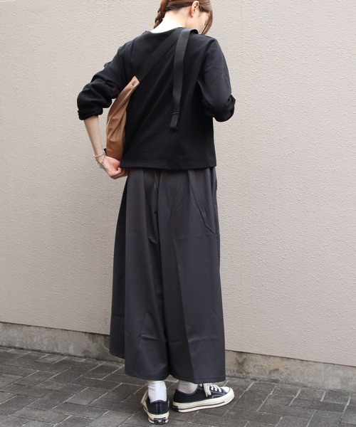 ORCIVAL（オーシバル）の「ORCIVAL/オーシバル　コットンロード クルーネックロングスリーブプルオーバー　CREW NECK LONG SLEEVE PULLOVER　B259（Tシャツ/カットソー・レディース・ブラック/レッド/ブラウン/ネイビー/ベージュ/ブルー・1）」の15枚目の写真