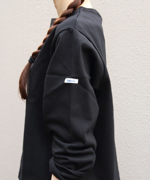 ORCIVAL/オーシバル コットンロード クルーネックロングスリーブプル