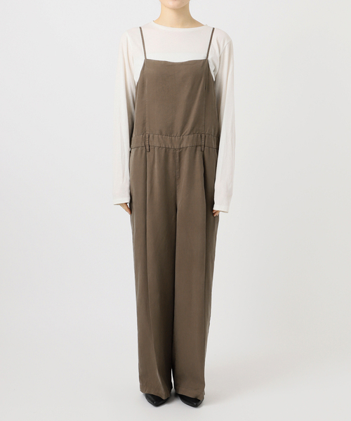 B.C STOCK（ベーセーストック）の「セルロースドレスタックサロペット（その他パンツ・レディース・カーキ/ブラック・FREE）」の3枚目の写真