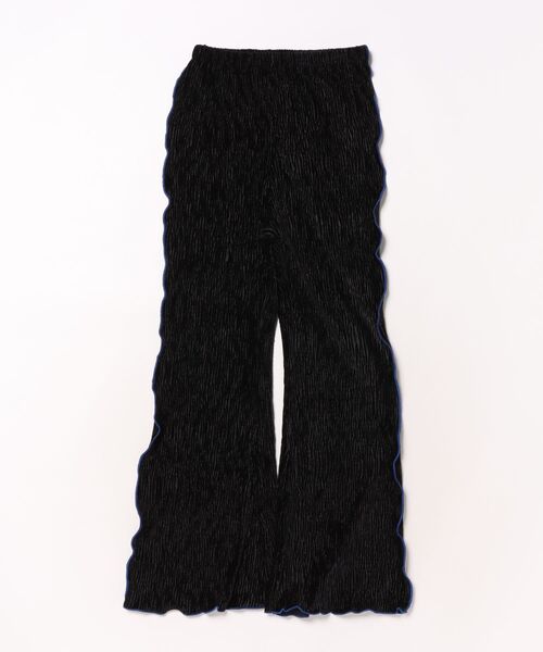 TARKER(ターカー)の「【ジュニアあり】ベロアフレアパンツ(その他パンツ・キッズ・スミクロ/イエロー/ピンク・90/100/110/120/130/140/150)」の2枚目の写真