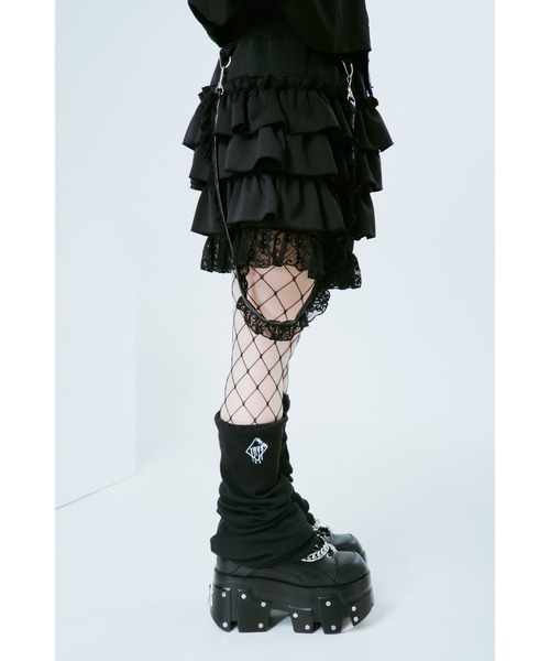 TRAVAS TOKYO/トラバス トーキョー』サスペンダー付きフリルスカート