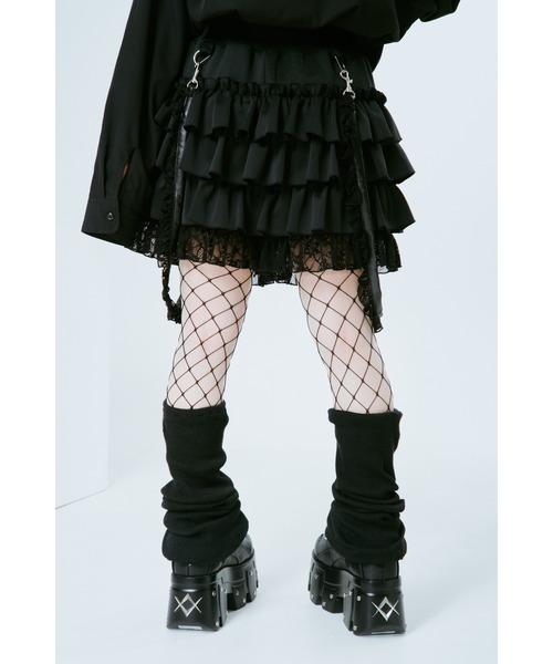 TRAVAS TOKYO/トラバス トーキョー』サスペンダー付きフリルスカート