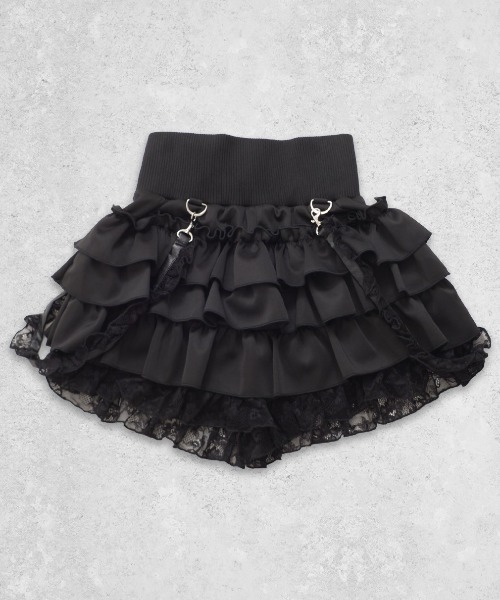 TRAVAS TOKYO/トラバス トーキョー』サスペンダー付きフリルスカート