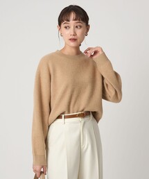 green label relaxing（グリーンレーベルリラクシング）の「FOXブレンド ラメ フォルム ドルマン ニット プルオーバー（ニット/セーター）」