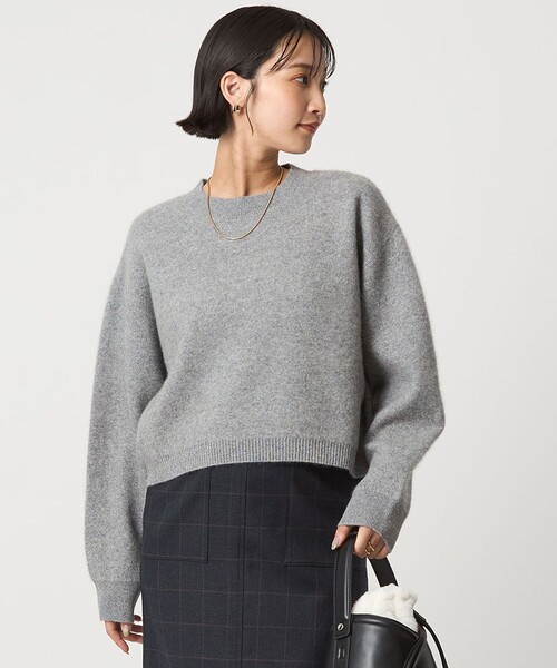 FOXブレンド ラメ フォルム ドルマン ニット プルオーバー（ニット