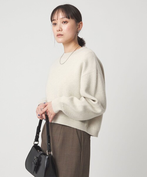 FOXブレンド ラメ フォルム ドルマン ニット プルオーバー（ニット