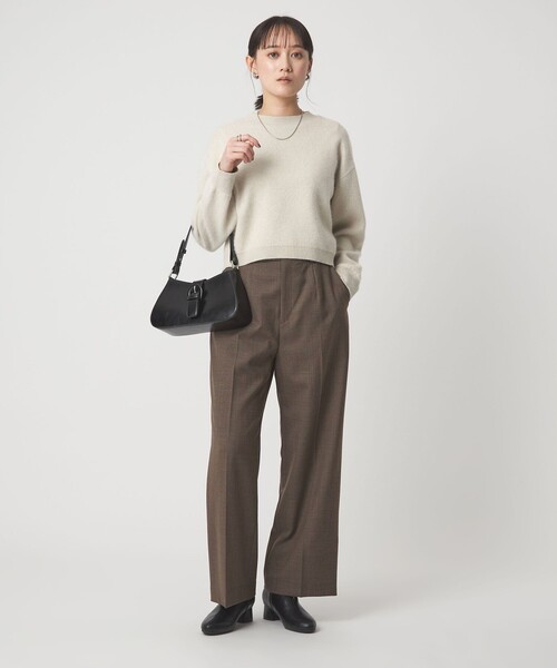 FOXブレンド ラメ フォルム ドルマン ニット プルオーバー（ニット