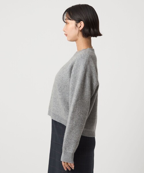 セール】FOXブレンド ラメ フォルム ドルマン ニット プルオーバー