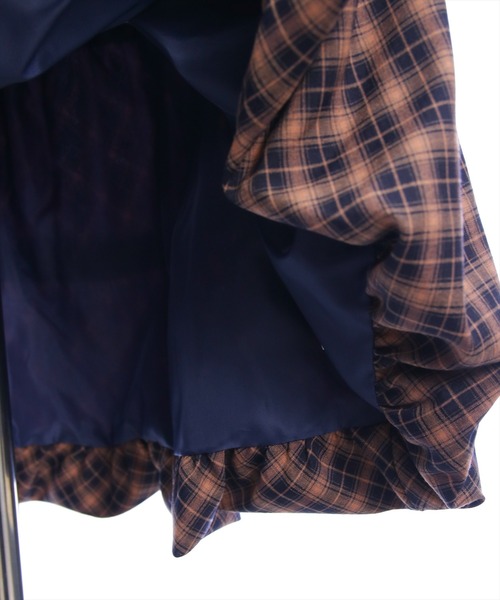 clear（クリア）の「シャーリングティアードバルーンワンピース[着回し力抜群 ガーリー レイヤード ミニ丈]（ワンピース・レディース・ブラック/ブルー系その他/ブラック系その他・F）」の15枚目の写真