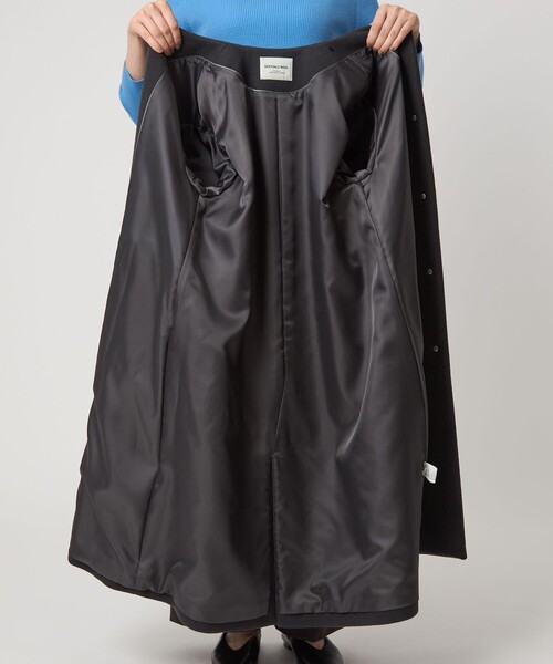 size SHORTあり］SENTDALE WOOL セントデールウール ノーカラー コート