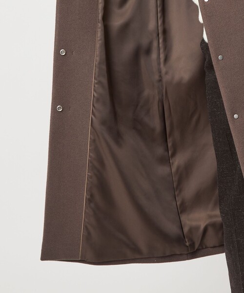 size SHORTあり］SENTDALE WOOL セントデールウール ノーカラー コート