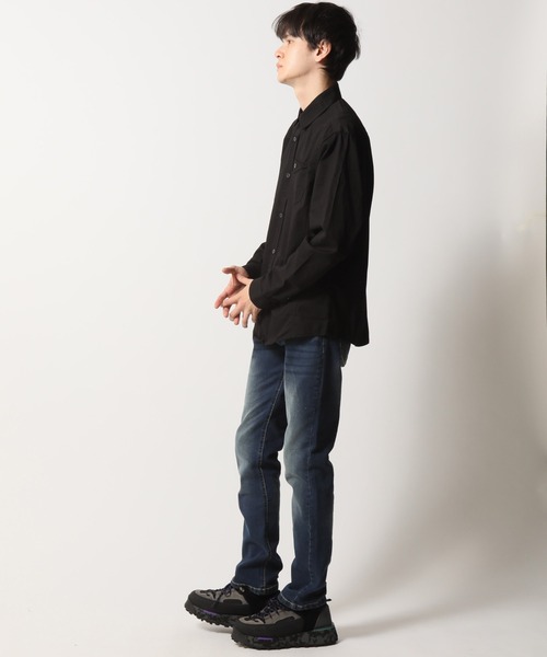 ARCADE（アーケード）の「オックスフォード 長袖シャツジャケット -ARCADE Limited Line-（シャツ/ブラウス・メンズ・ワイン/ネイビー/ベージュ/カーキ/ホワイト/ブラック・4XL/3XL/L/XL/M/XXL）」の14枚目の写真