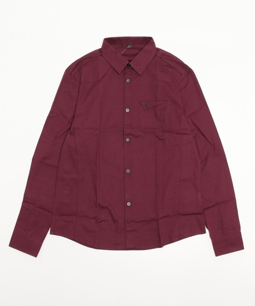 ARCADE（アーケード）の「オックスフォード 長袖シャツジャケット -ARCADE Limited Line-（シャツ/ブラウス・メンズ・ワイン/ネイビー/ベージュ/カーキ/ホワイト/ブラック・4XL/3XL/L/XL/M/XXL）」の12枚目の写真