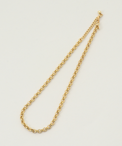 Kenneth Jay Lane（ネスジェイレーン）の「【Kenneth Jay Lane】 gold chain with lobster：ネックレス（ネックレス・レディース・ゴールド・FREE）」の6枚目の写真