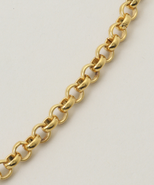 Kenneth Jay Lane（ネスジェイレーン）の「【Kenneth Jay Lane】 gold chain with lobster：ネックレス（ネックレス・レディース・ゴールド・FREE）」の4枚目の写真