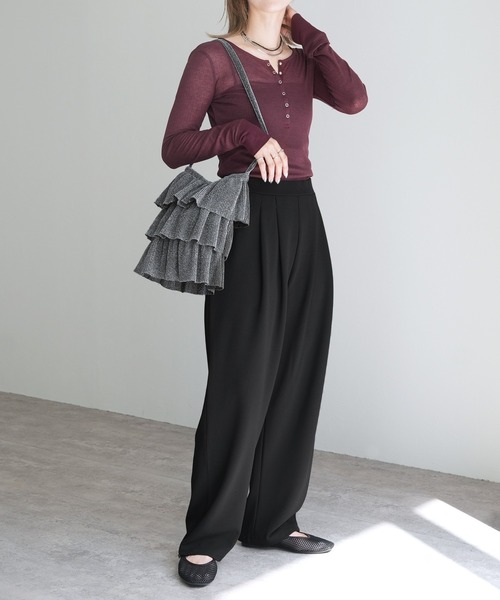 reca（レカ）の「ラメフリルショルダーバッグ（ショルダーバッグ・レディース・シルバー/ミント/ブラウン・ONE SIZE）」の15枚目の写真