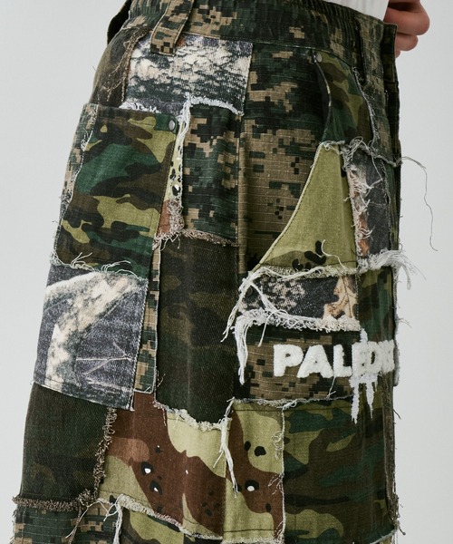 AIVER（アイバー）の「PALEDUSK×AIVER　カモボロワイドクォーターパンツ（その他パンツ・メンズ・ダークカーキ/ベージュ・LARGE/MEDIUM/SMALL）」の3枚目の写真