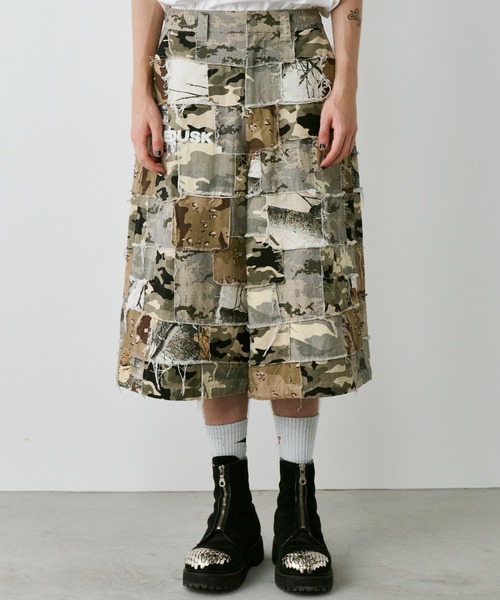 AIVER（アイバー）の「PALEDUSK×AIVER　カモボロワイドクォーターパンツ（その他パンツ・メンズ・ダークカーキ/ベージュ・LARGE/MEDIUM/SMALL）」の19枚目の写真