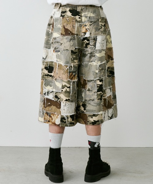 AIVER（アイバー）の「PALEDUSK×AIVER　カモボロワイドクォーターパンツ（その他パンツ・メンズ・ダークカーキ/ベージュ・LARGE/MEDIUM/SMALL）」の22枚目の写真