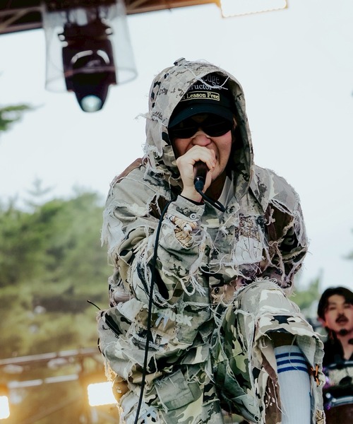 AIVER（アイバー）の「PALEDUSK×AIVER　カモボロワイドクォーターパンツ（その他パンツ・メンズ・ダークカーキ/ベージュ・LARGE/MEDIUM/SMALL）」の11枚目の写真