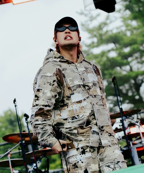 AIVER（アイバー）の「PALEDUSK×AIVER　カモボロワイドクォーターパンツ（その他パンツ・メンズ・ダークカーキ/ベージュ・LARGE/MEDIUM/SMALL）」の15枚目の写真