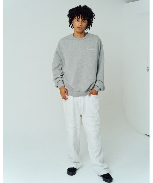 ADAM PATEK（アダムパテック）の「【ADAMPATEK/アダムパテック】Frankenstein face print crewneck プリントスウェット（スウェット・レディース・ブラック/グレー・2/1）」の22枚目の写真